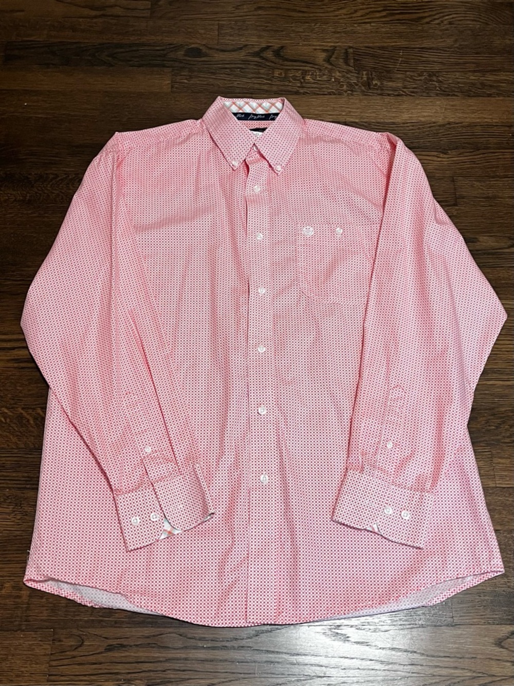 Wrangler George Strait Mens Button-Up Dress Shirt - Size L